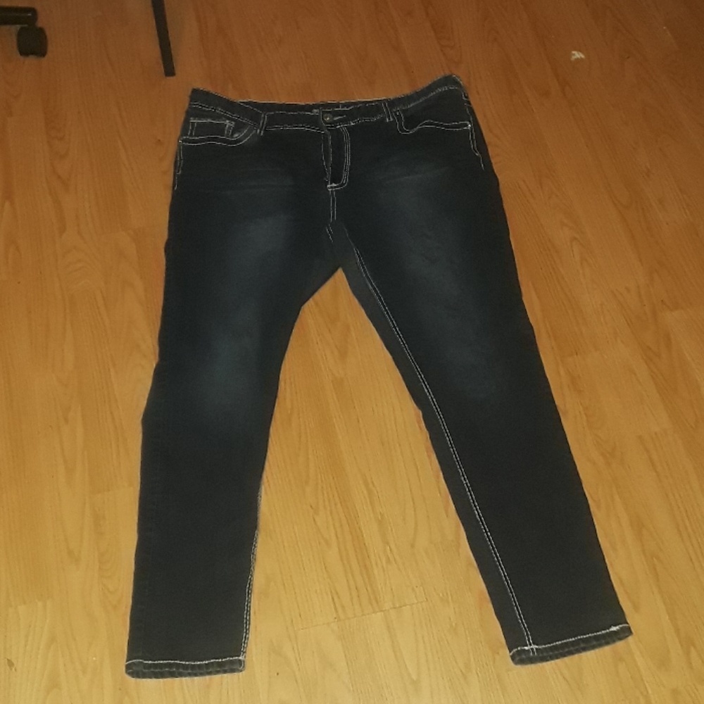 Denim skinny jeans
